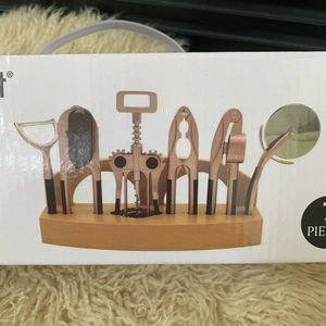 Rose Gold Kitchen Bar set NWT